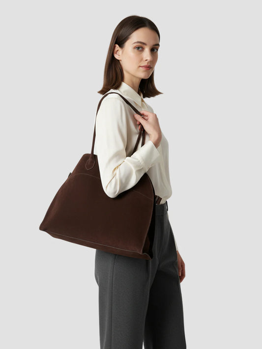 JIMENA | BOLSO DE TOTE | TEXTURA DE TERCIOPELO Y ELEGANCIA MODERNA